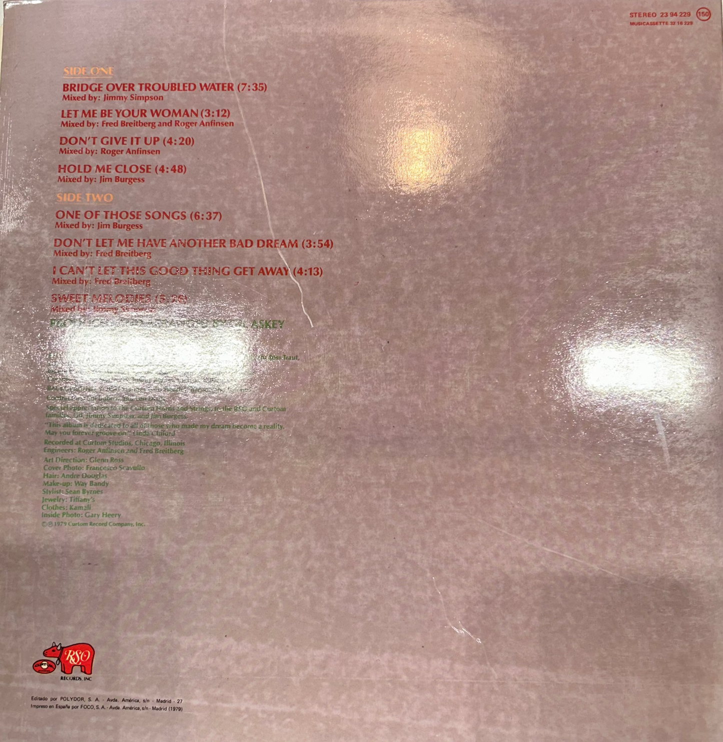 LP Linda Clifford – Let Me Be Your Woman 2ª mano (Producto exclusivo recogida en tienda)