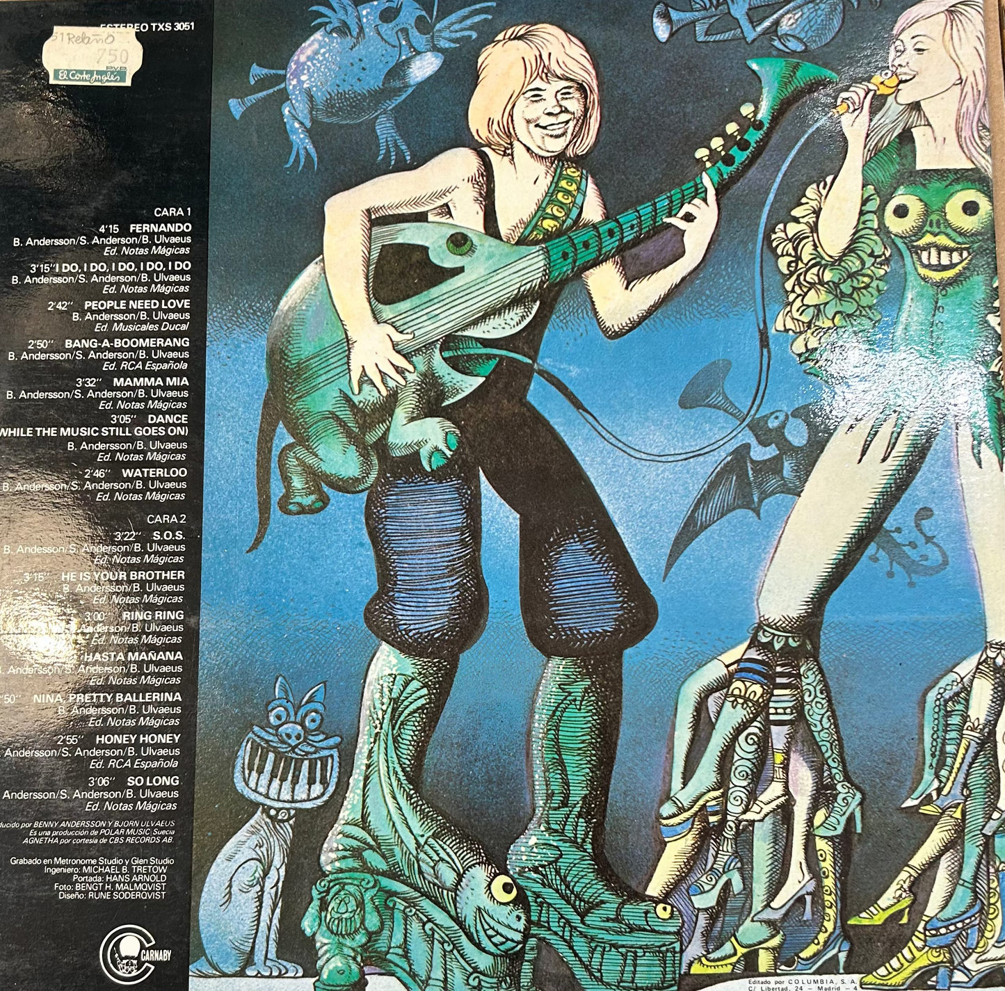 LP ABBA – Grandes Exitos gebraucht