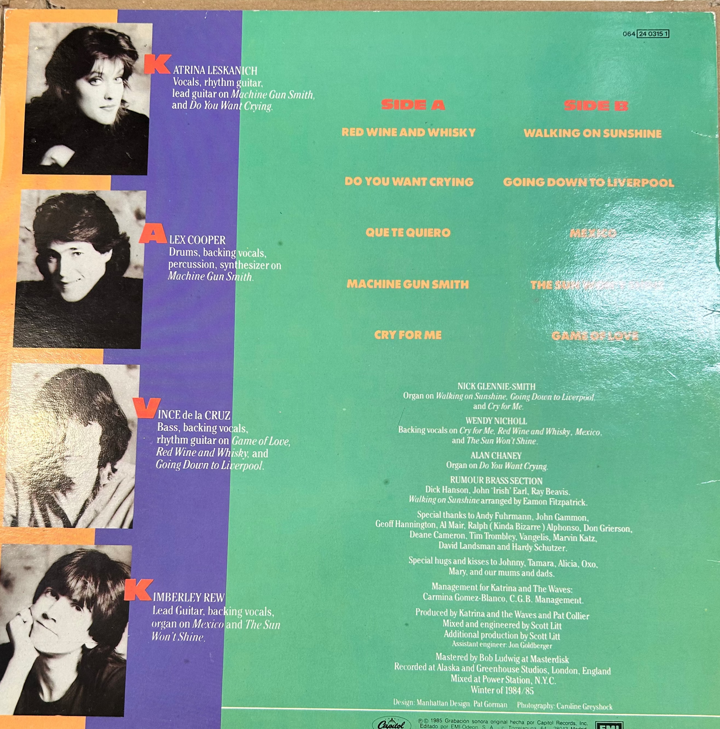 LP Katrina And The Waves – Katrina And The Waves gebraucht (Exklusiv zur Abholung im Laden)
