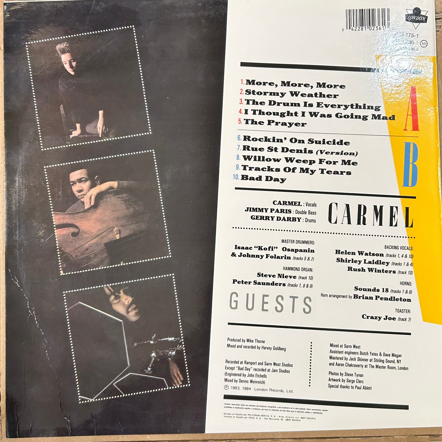 LP Carmel – The Drum Is Everything Gebraucht
