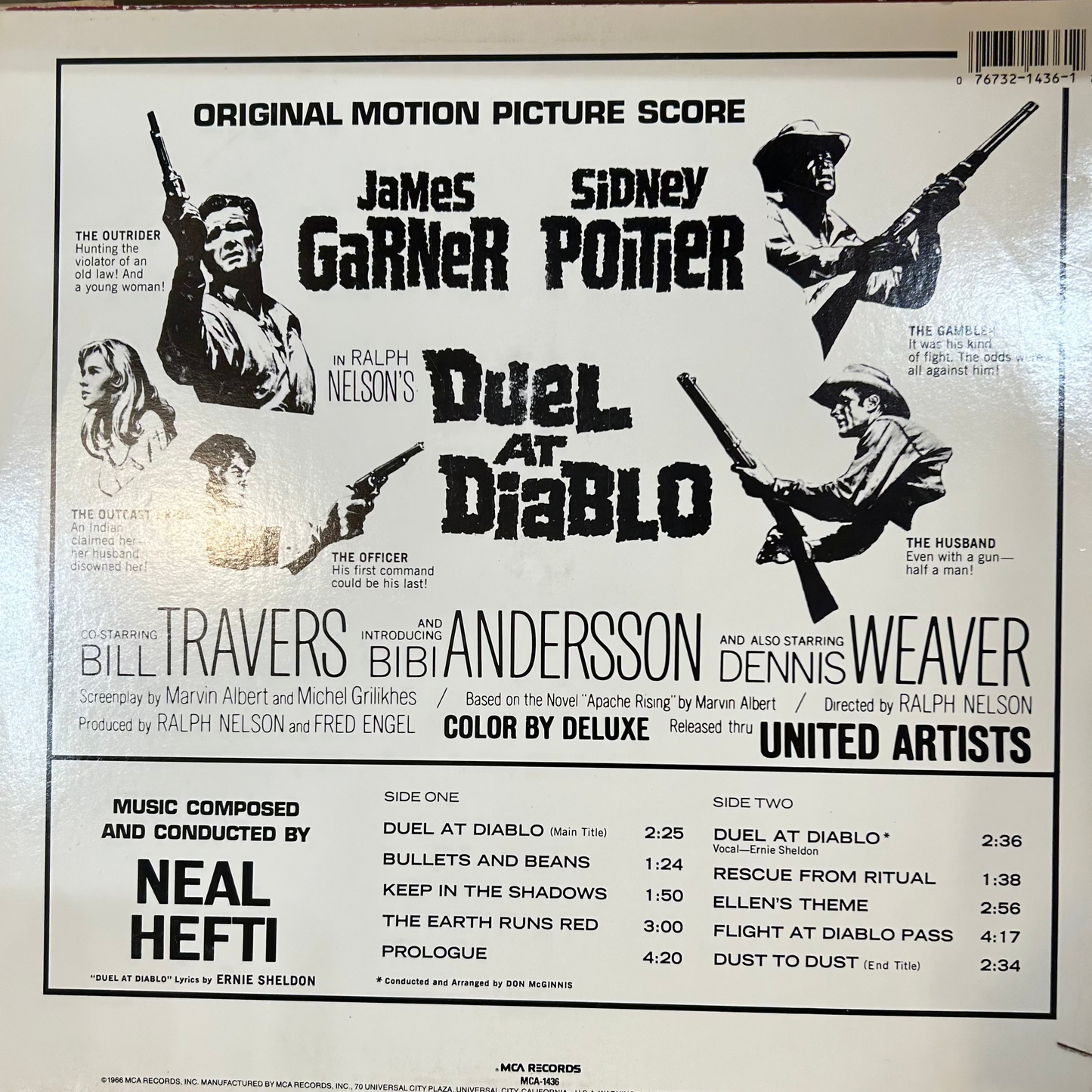 LP BSO - Neal Hefti – Duel At Diablo 2ª Mano (Producto exclusivo recogida en tienda)