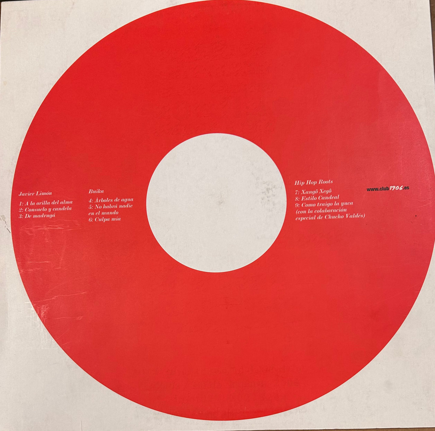 LP V/A -Casa Limón Javier Limon / Buika Te desean un feliz 2009 2ª Mano