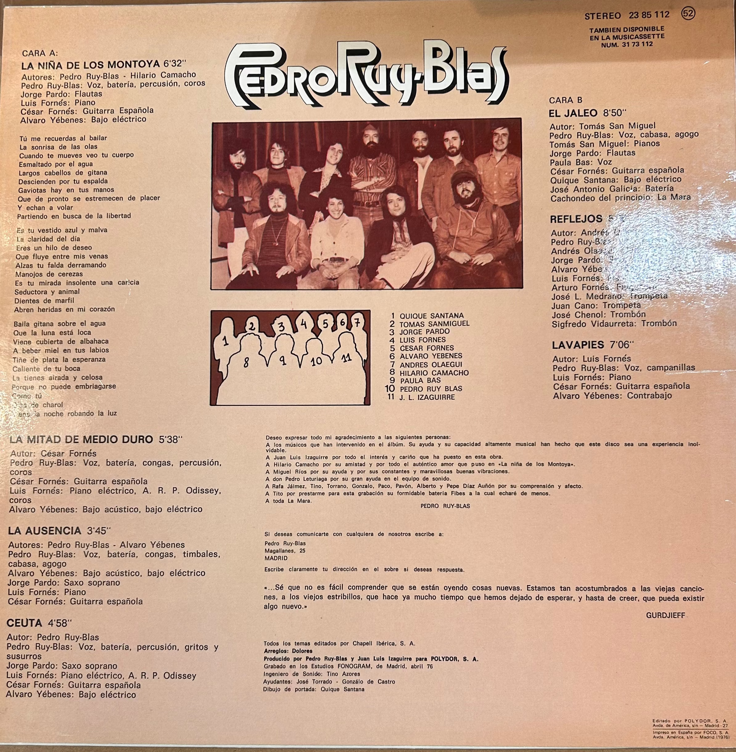 LP Pedro Ruy-Blas / Dolores – Dolores gebraucht