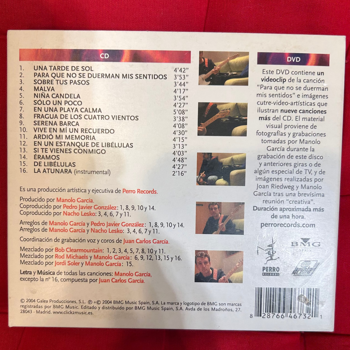 CD Manolo García – Para Que No Se Duerman Mis Sentidos 2ª mano (Producto exclusivo recogida en tienda)