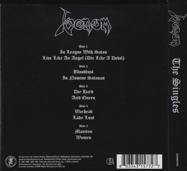 CDSINGLE Box set Venom – The Singles Box set Nuevo precintado