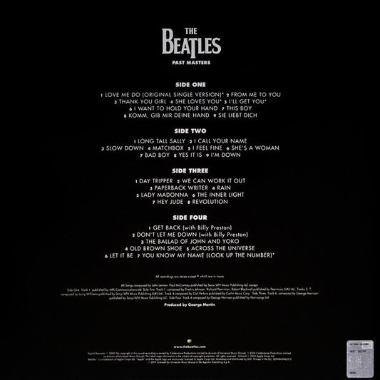 LP The Beatles – Past Masters I & II Nuevo precintado