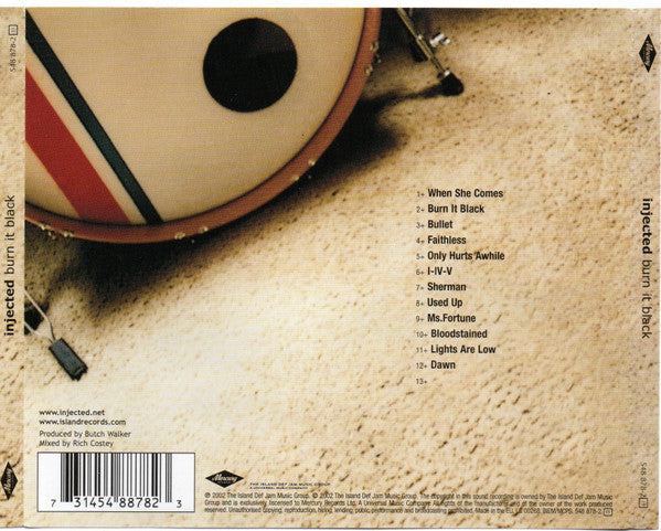 CD Injected – Burn It Black Nuevo precintado (Producto exclusivo recogida en tienda)