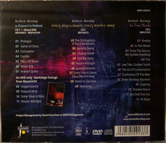 CD Bruford ● Borstlap – Sheer Reckless Abandon Nuevo precintado