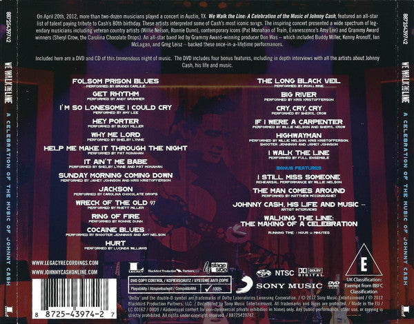 CD Various – We Walk The Line (A Celebration Of The Music Of Johnny Cash) Nuevo precintado
