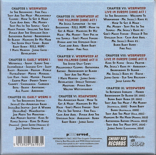 CD Box Set The Residents – Wormwood Box Nuevo precintado