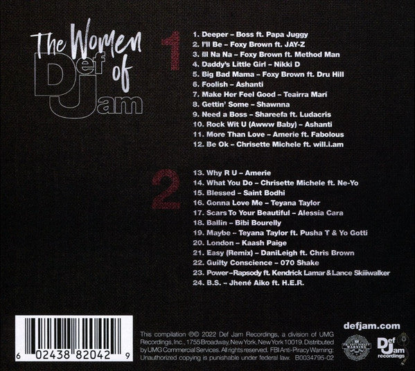 CD V/A – The Women Of Def Jam Nuevo precintado