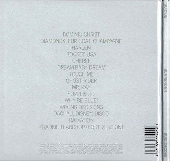 CD Suicide – Surrender Nuevo precintado