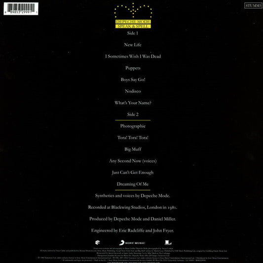 LP Depeche Mode – Speak & Spell Nuevo precintado