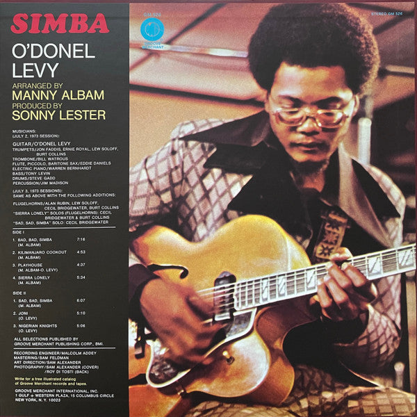 LP O'Donel Levy – Simba Nuevo precintado