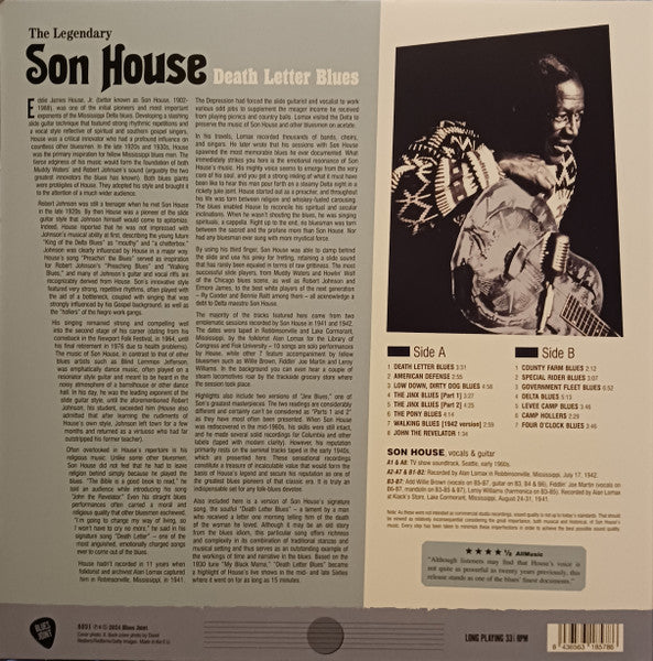 LP Son House – Death Letter Blues Nuevo precintado