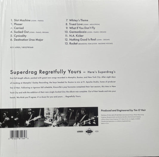 LP Superdrag – Regretfully Yours Nuevo precintado