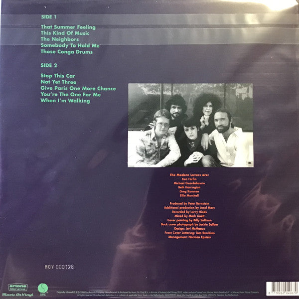 LP Jonathan Richman & The Modern Lovers – Jonathan Sings! Nuevo precintado