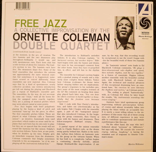 LP The Ornette Coleman Double Quartet – Free Jazz Nuevo precintado