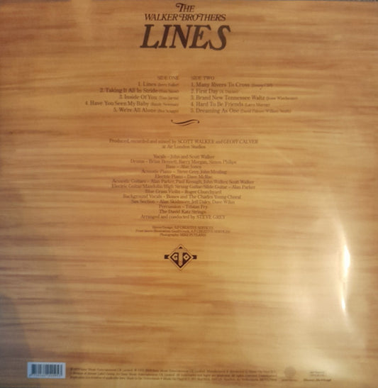 LP The Walker Brothers – Lines Nuevo precintado