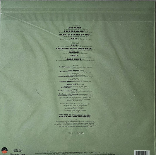 LP Womack & Womack – Love Wars Nuevo precintado