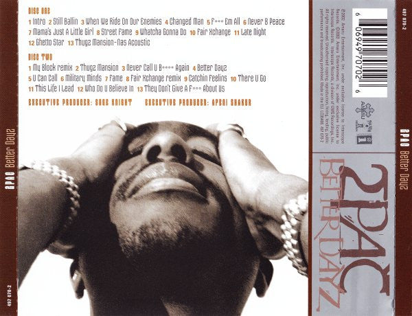 CD 2Pac – Better Dayz Nuevo precintado