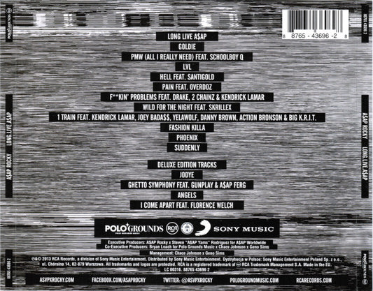 CD A$AP Rocky – Long.Live.A$AP Nuevo precintado
