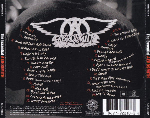 CD Aerosmith – The Essential Aerosmith Ed. Americana Nuevo precintado