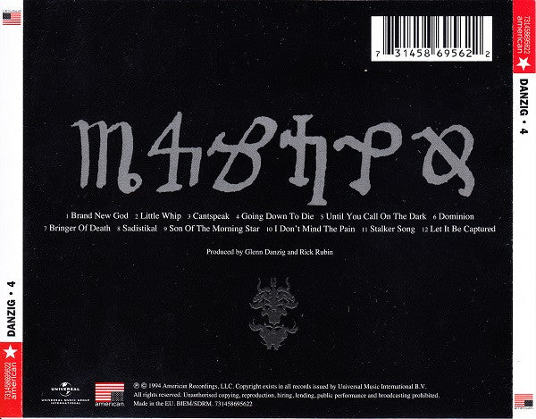 CD Danzig – Danzig 4 Nuevo precintado
