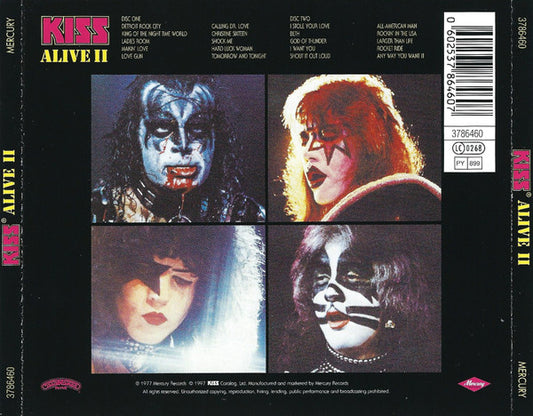 CD Kiss – Alive II Nuevo precintado