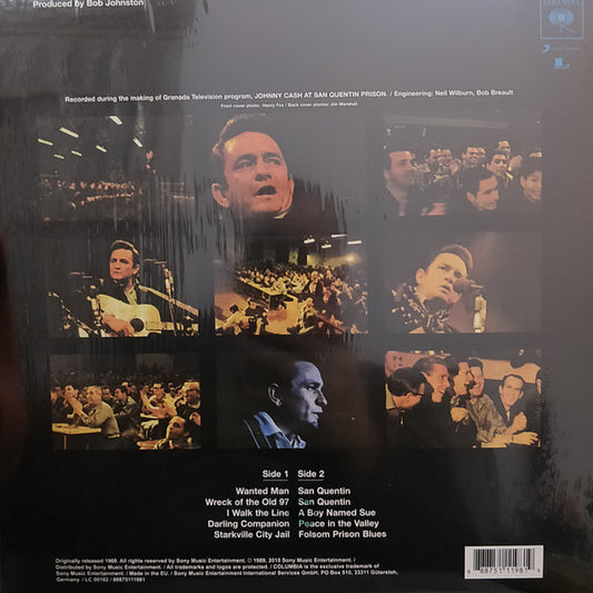 LP Johnny Cash – Johnny Cash At San Quentin Nuevo precintado