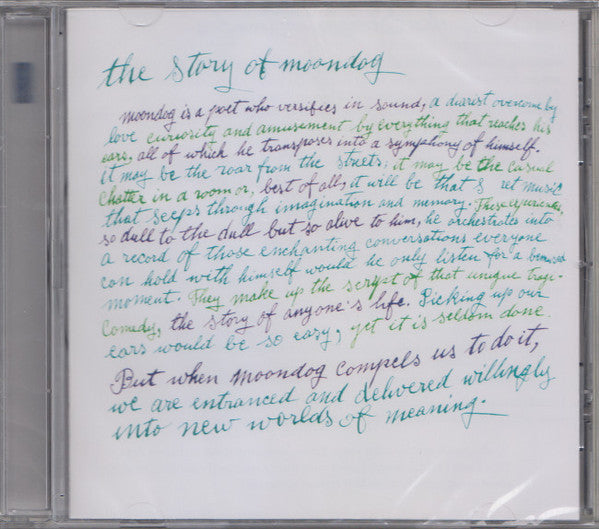 CD Moondog – The Story Of Moondog Nuevo precintado