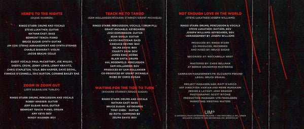 Cassette Ringo Starr – Zoom In Nuevo precintado - DISCOS NAKASHA