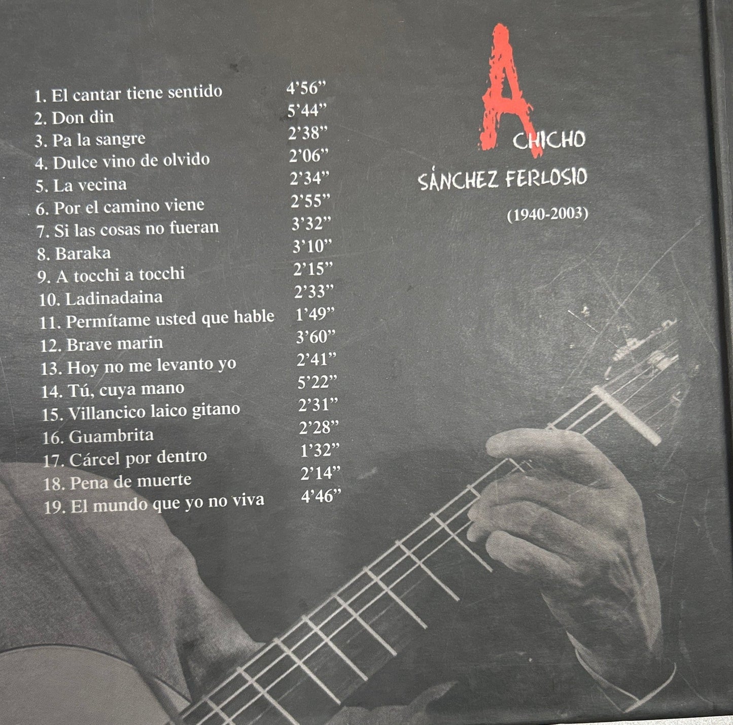CD Amancio Prada – Hasta Otro Día, Chicho Sánchez Ferlosio 2ª Mano - DISCOS NAKASHA