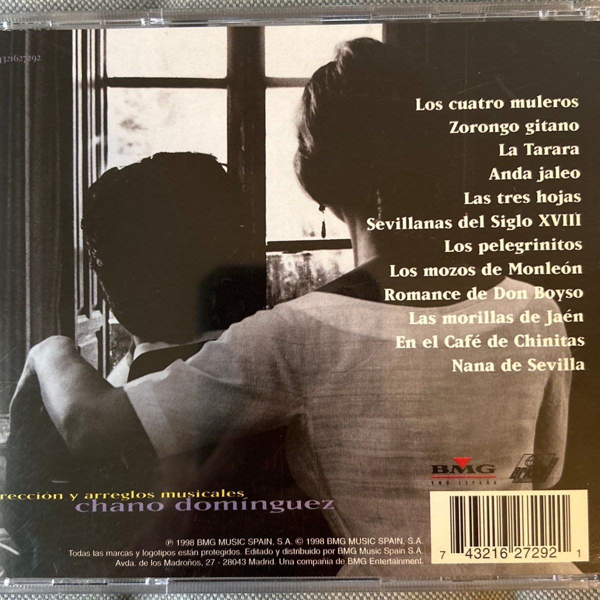 CD Ana Belen – Lorquiana - Canciones Populares De Federico García Lorca 2ª Mano - DISCOS NAKASHA
