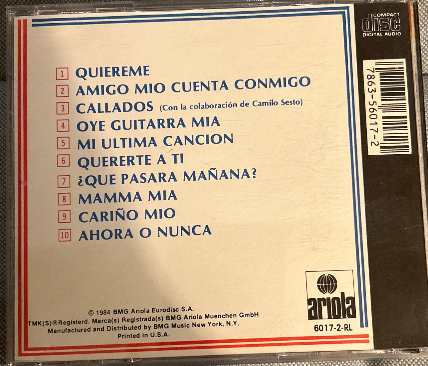 CD Angela Carrasco – Lo Mejor De Angela Carrasco 2ª Mano - DISCOS NAKASHA