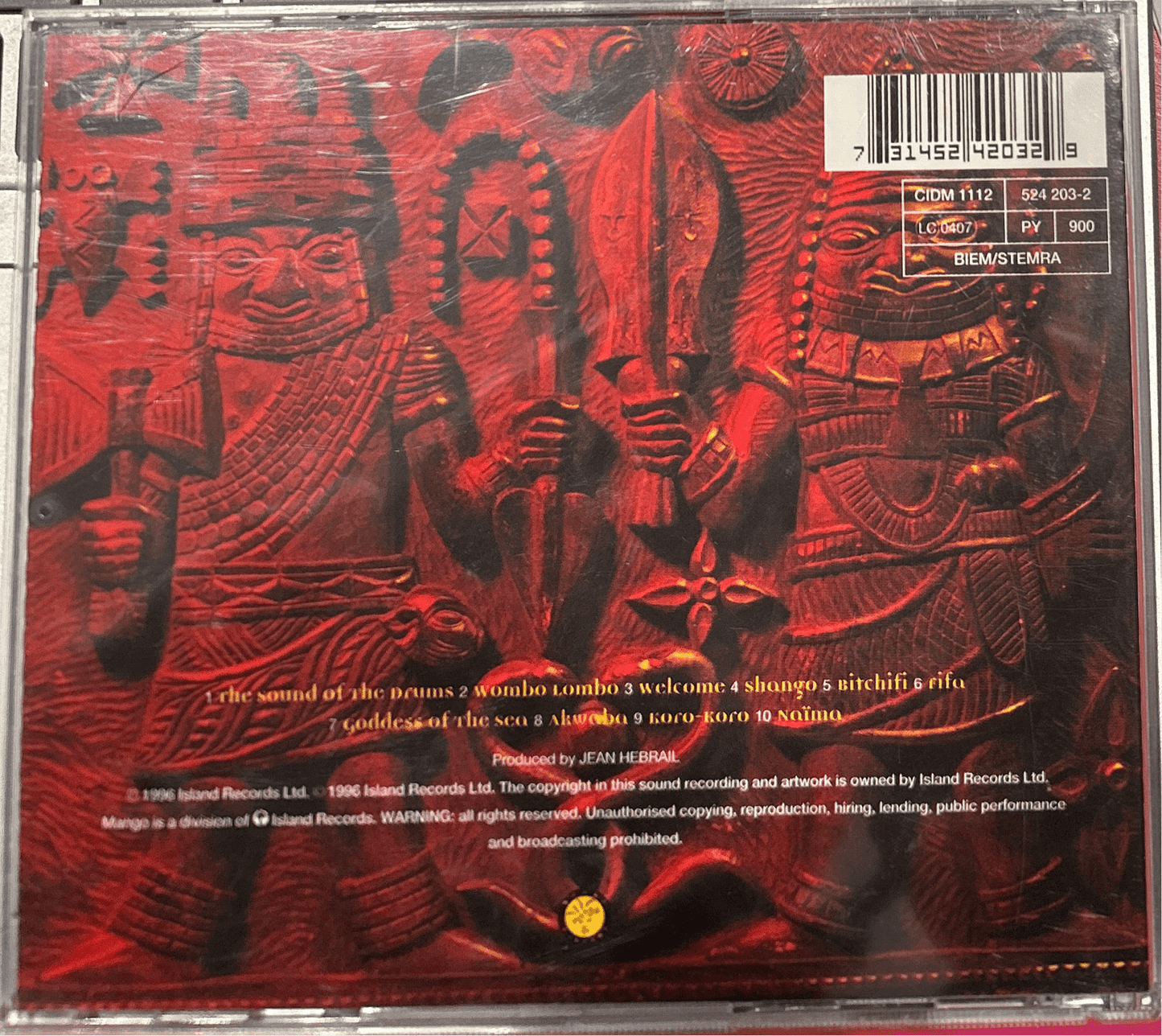 CD Angélique Kidjo – Fifa 2ª Mano (Producto exclusivo recogida en tienda) - DISCOS NAKASHA