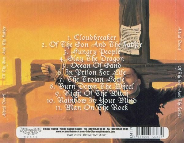 CD Astral Doors – Of The Son And The Father 2ª mano - DISCOS NAKASHA