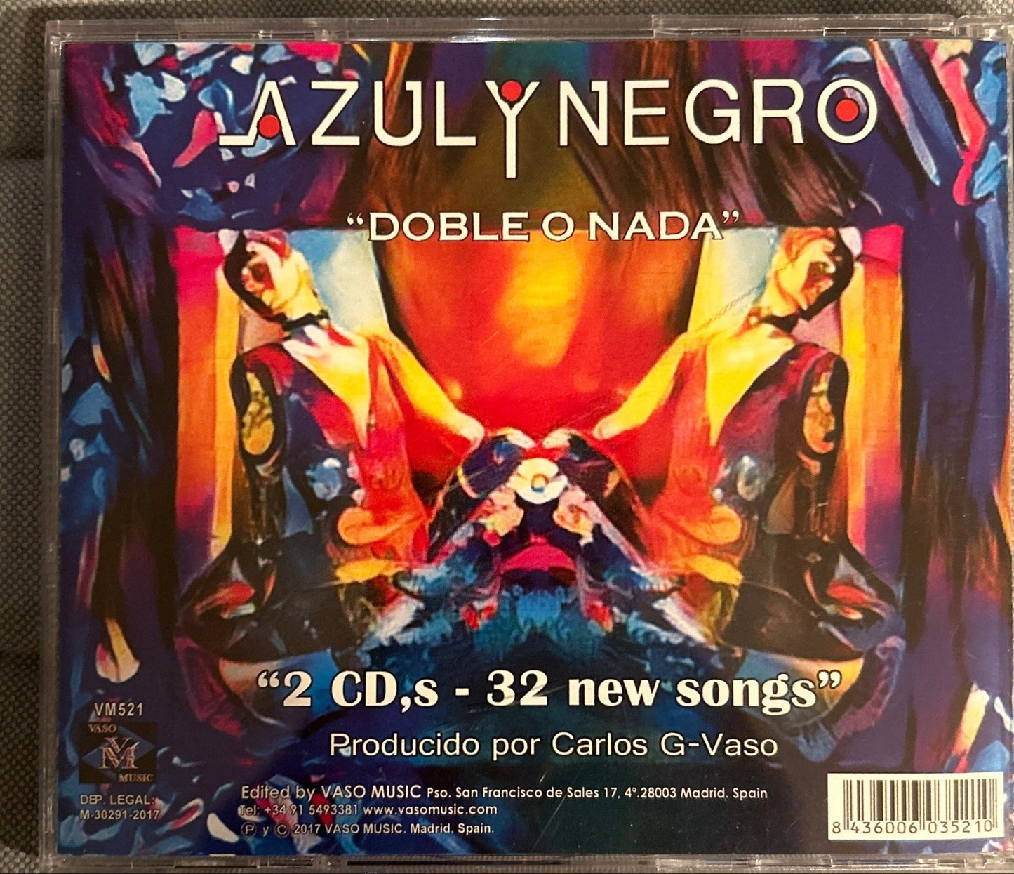 CD Azul Y Negro – Doble o Nada 2ª mano - DISCOS NAKASHA