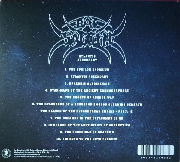 CD Bal - Sagoth – Atlantis Ascendant Nuevo precintado - DISCOS NAKASHA