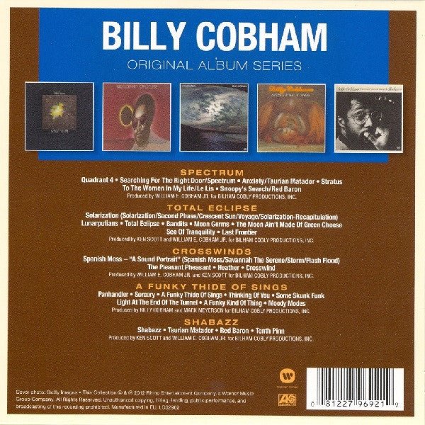 CD Billy Cobham – Original Album Series Nuevo precintado - DISCOS NAKASHA