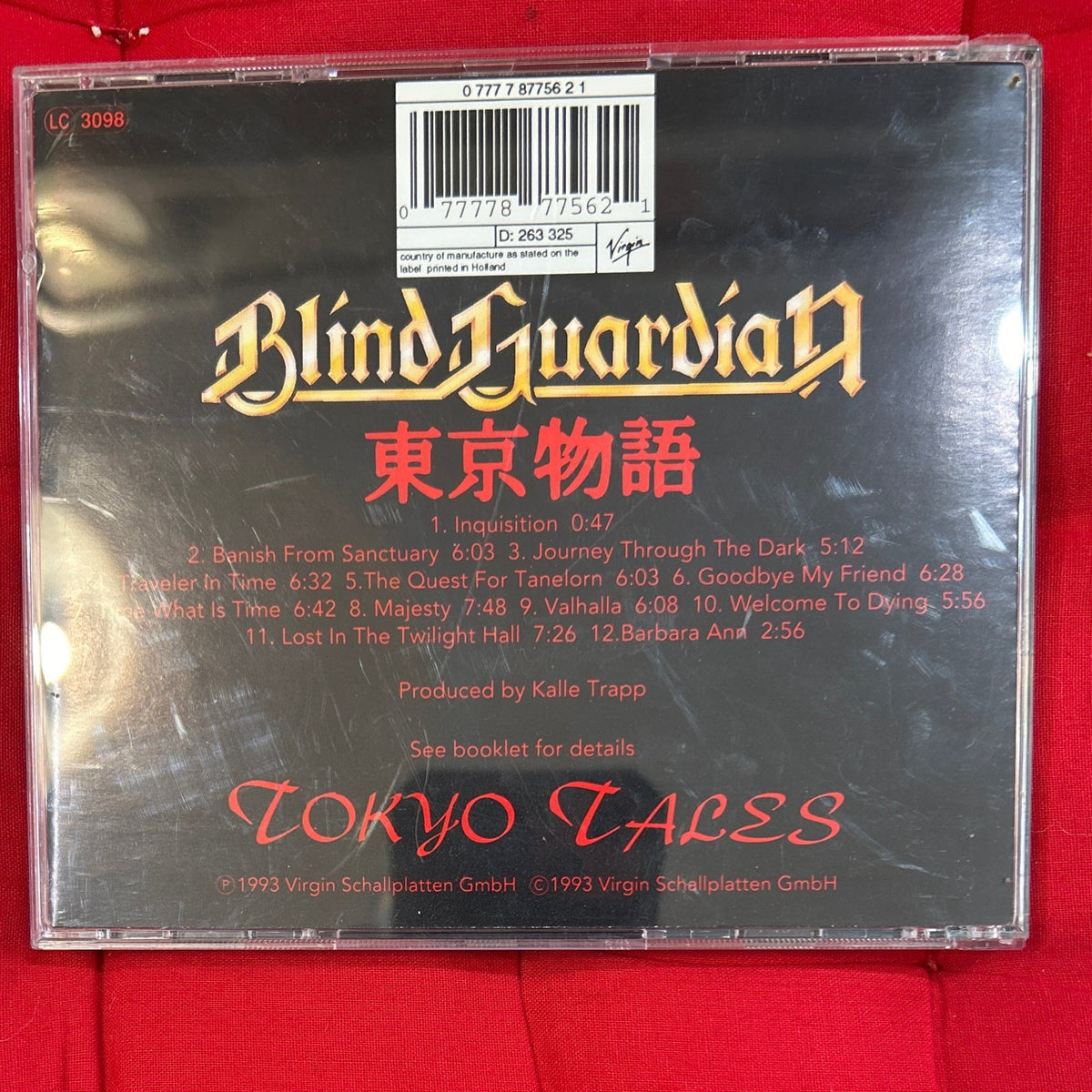 CD Blind Guardian – Tokyo Tales 2ª Mano - DISCOS NAKASHA