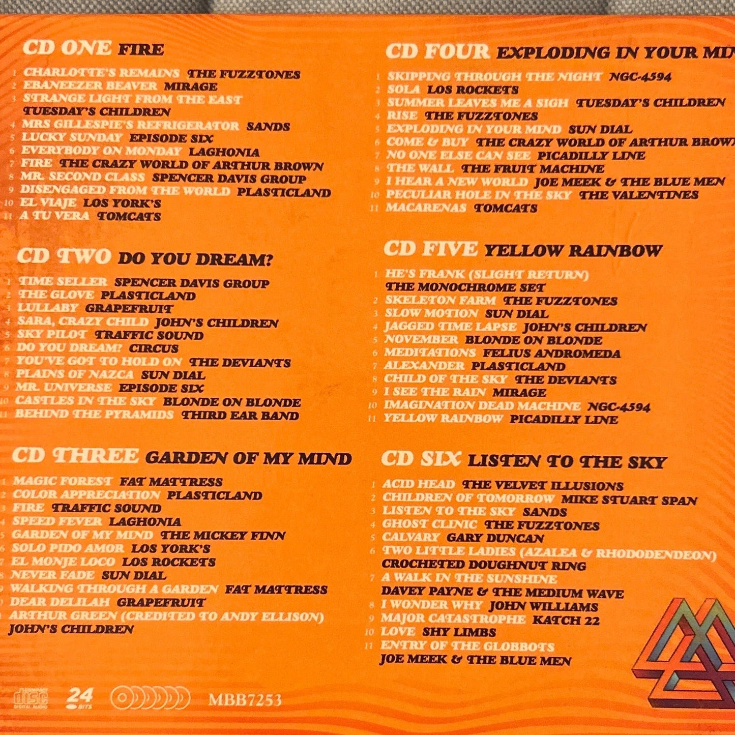 CD Box set V/A - The Psychedelic Rock Box 2ª Mano - DISCOS NAKASHA