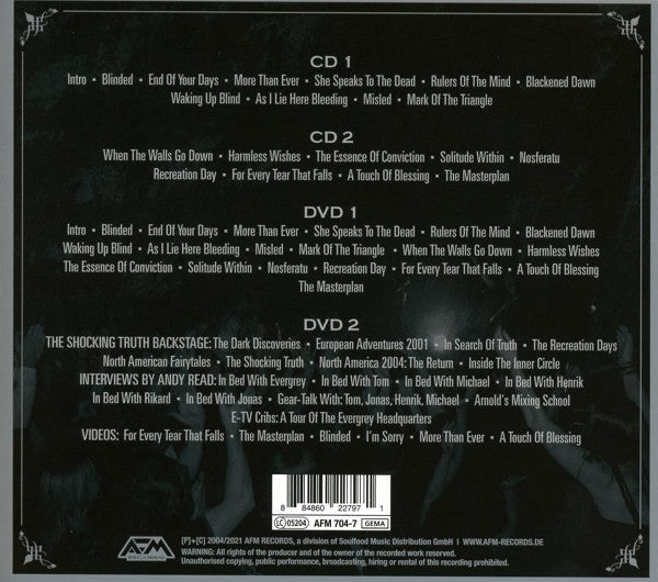 CD Boxset Evergrey - A Night To Remember 2xDVD+2xCD Nuevo precintado - DISCOS NAKASHA