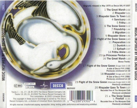 CD Camel – Music Inspired By The Snow Goose Nuevo precintado - DISCOS NAKASHA
