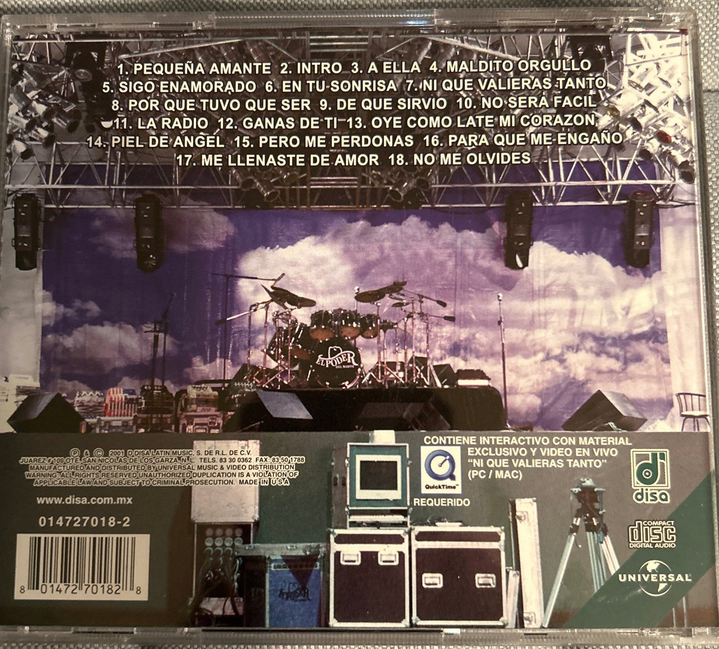 CD El Poder del Norte - El autentiko y unico en vivo 2ª Mano - DISCOS NAKASHA