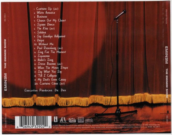 CD Eminem – The Eminem Show Nuevo precintado - DISCOS NAKASHA
