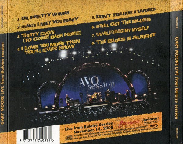 CD Gary Moore – Live From Baloise Session Nuevo precintado - DISCOS NAKASHA
