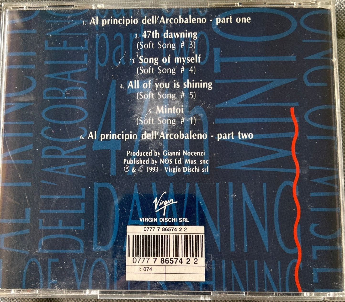CD Gianni Nocenzi – Soft Songs 2ª mano (Producto exclusivo recogida en tienda) - DISCOS NAKASHA