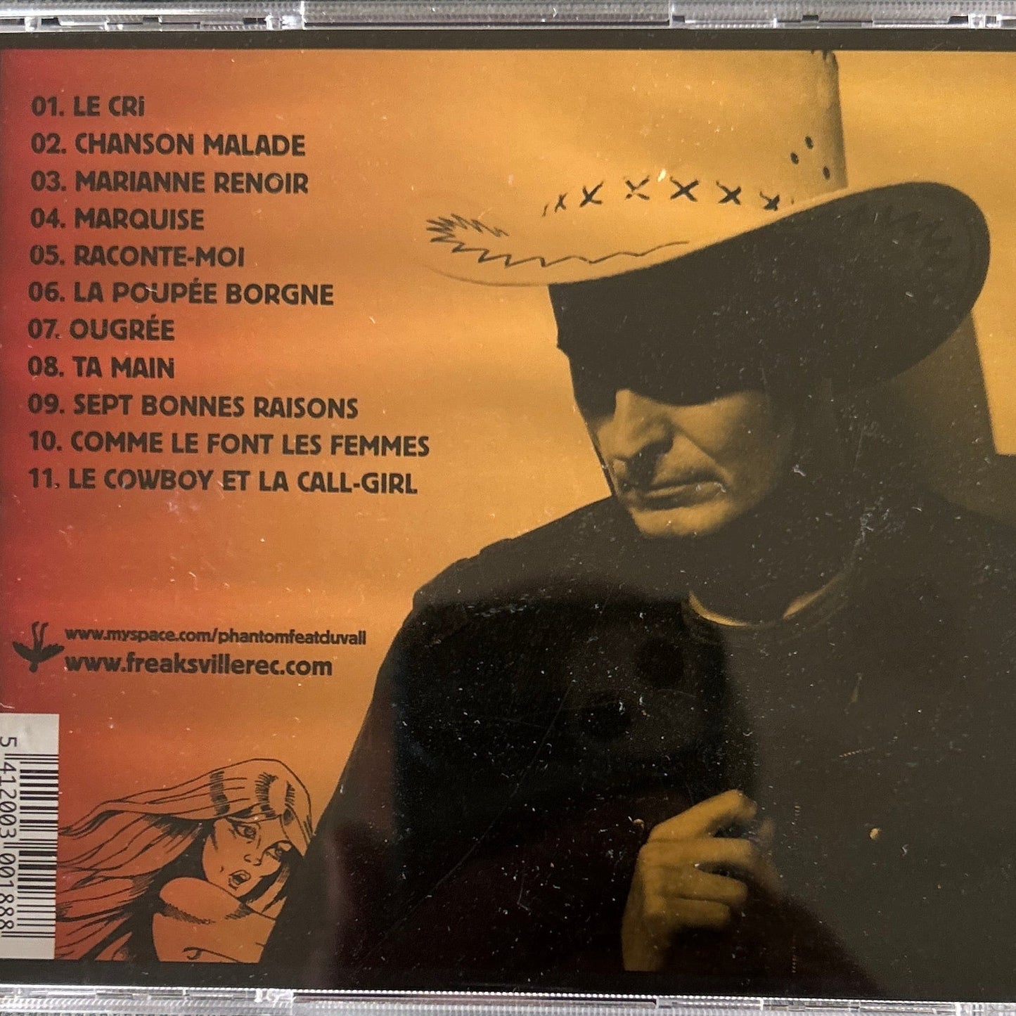 CD Jacques Duvall – Le Cowboy Et La Call - Girl 2ª Mano - DISCOS NAKASHA