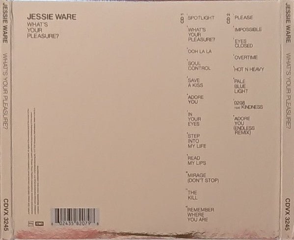 CD Jessie Ware – What's Your Pleasure? (The Platinum Pleasure Edition) Nuevo precintado - DISCOS NAKASHA